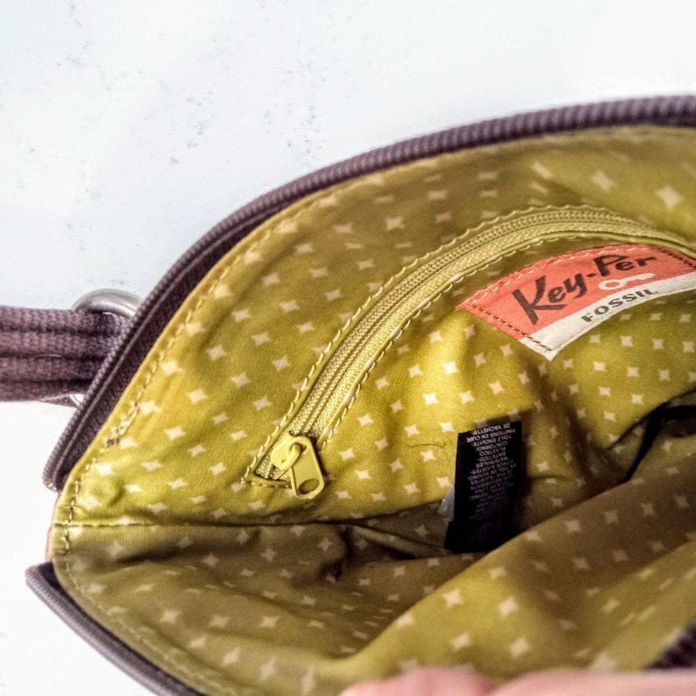 Fossil Crossbody Coated Canvas Print Bag - image 4